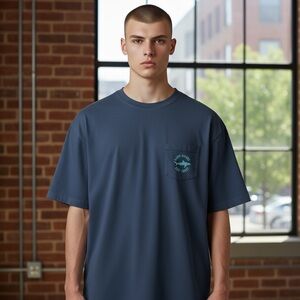 Fripp Island T Shirt Kids Large 13U Cotton Fish Fishing Blue Boys Lightweight